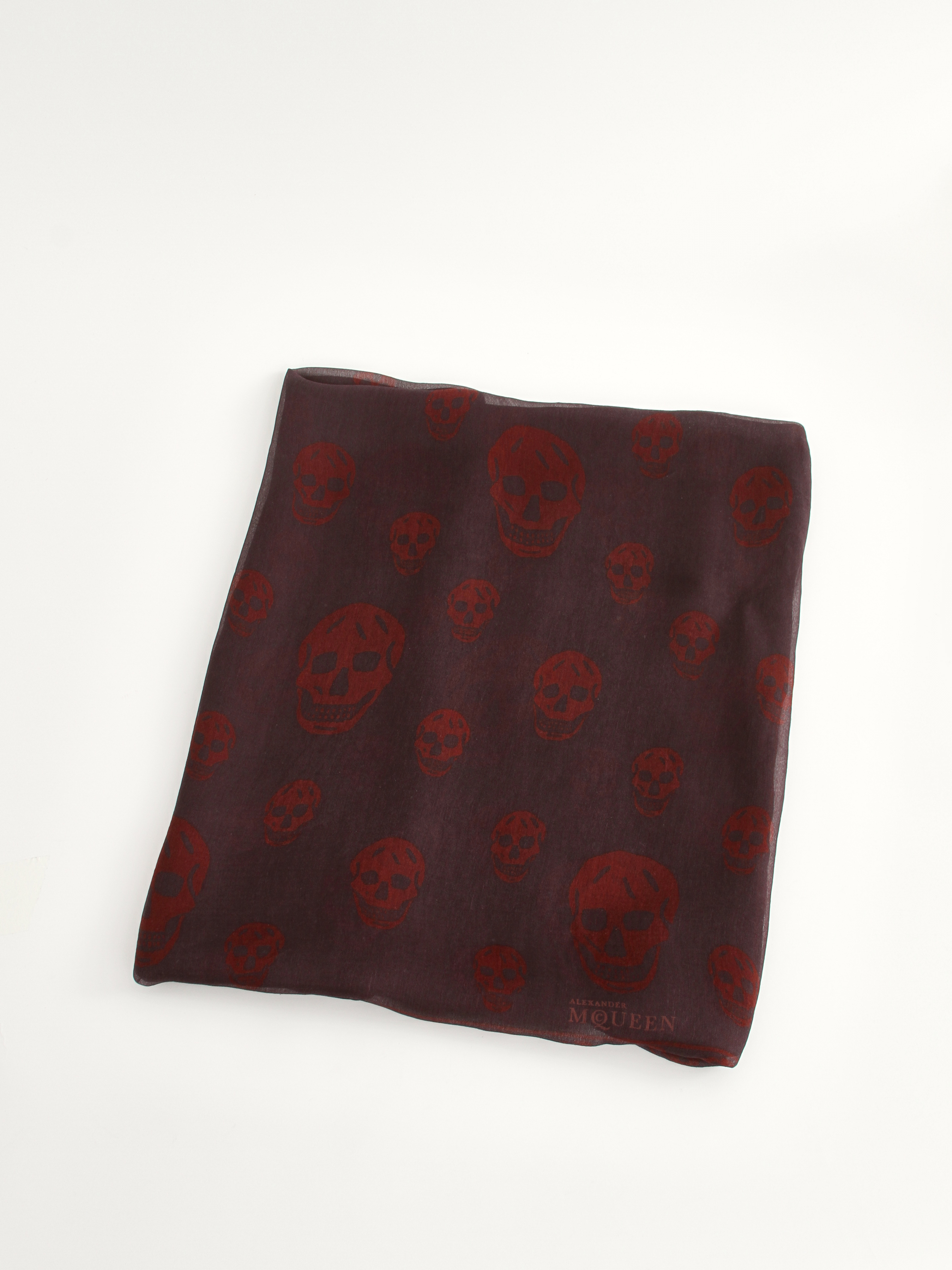 Alexander Mcqueen Silk Scarf 0