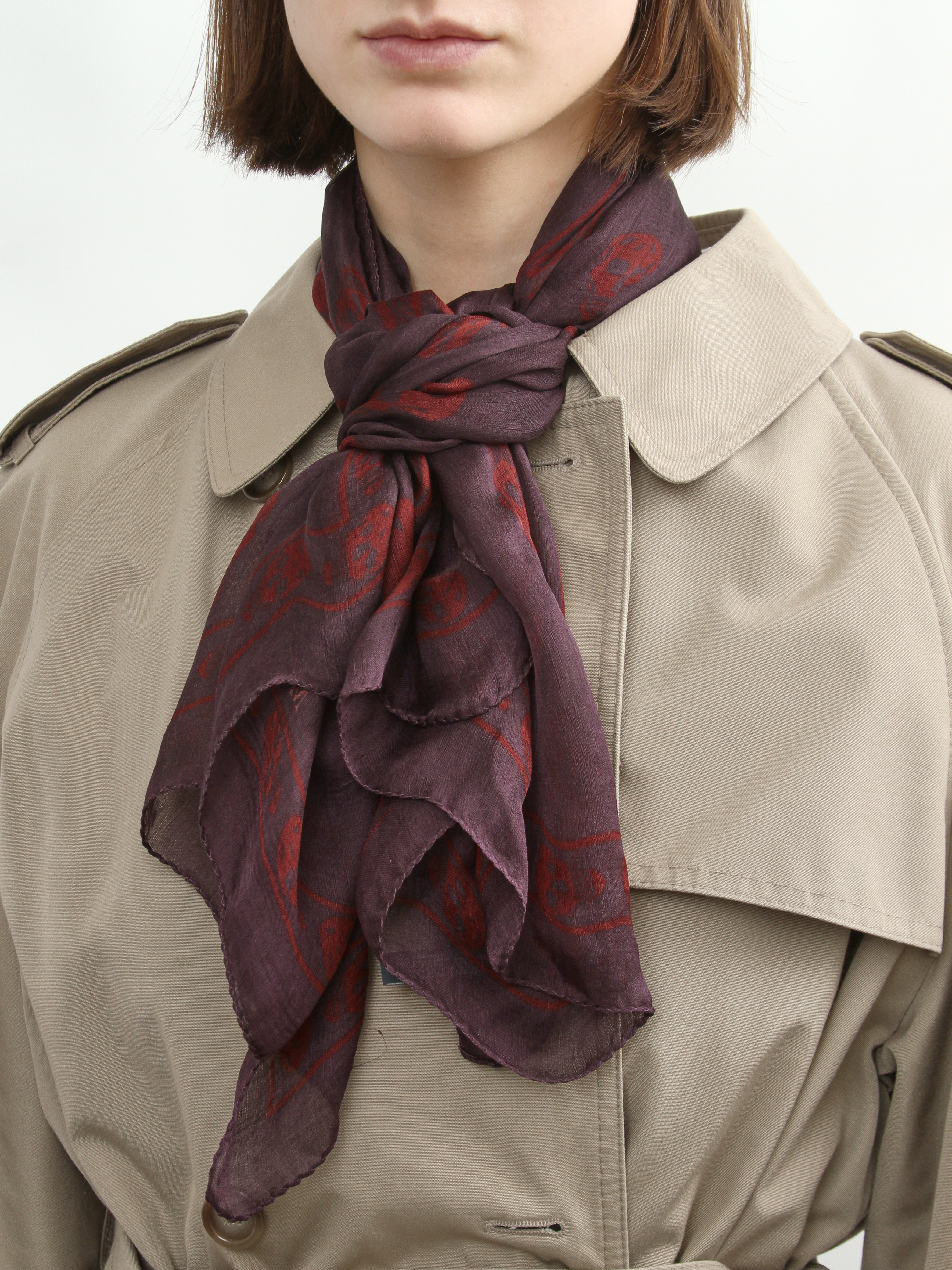 Alexander Mcqueen Silk Scarf 5