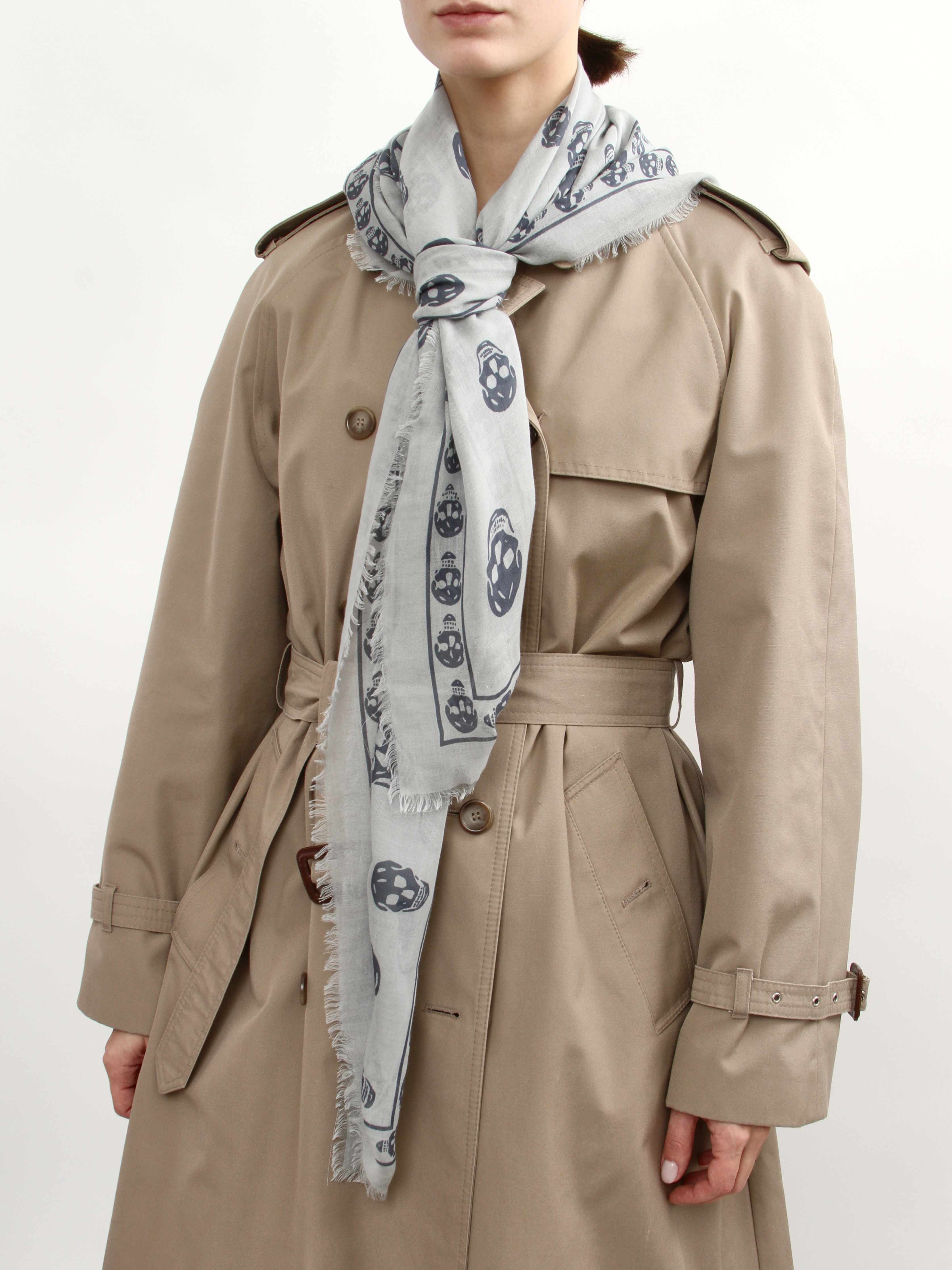 Alexander Mcqueen Silk Scarf 5