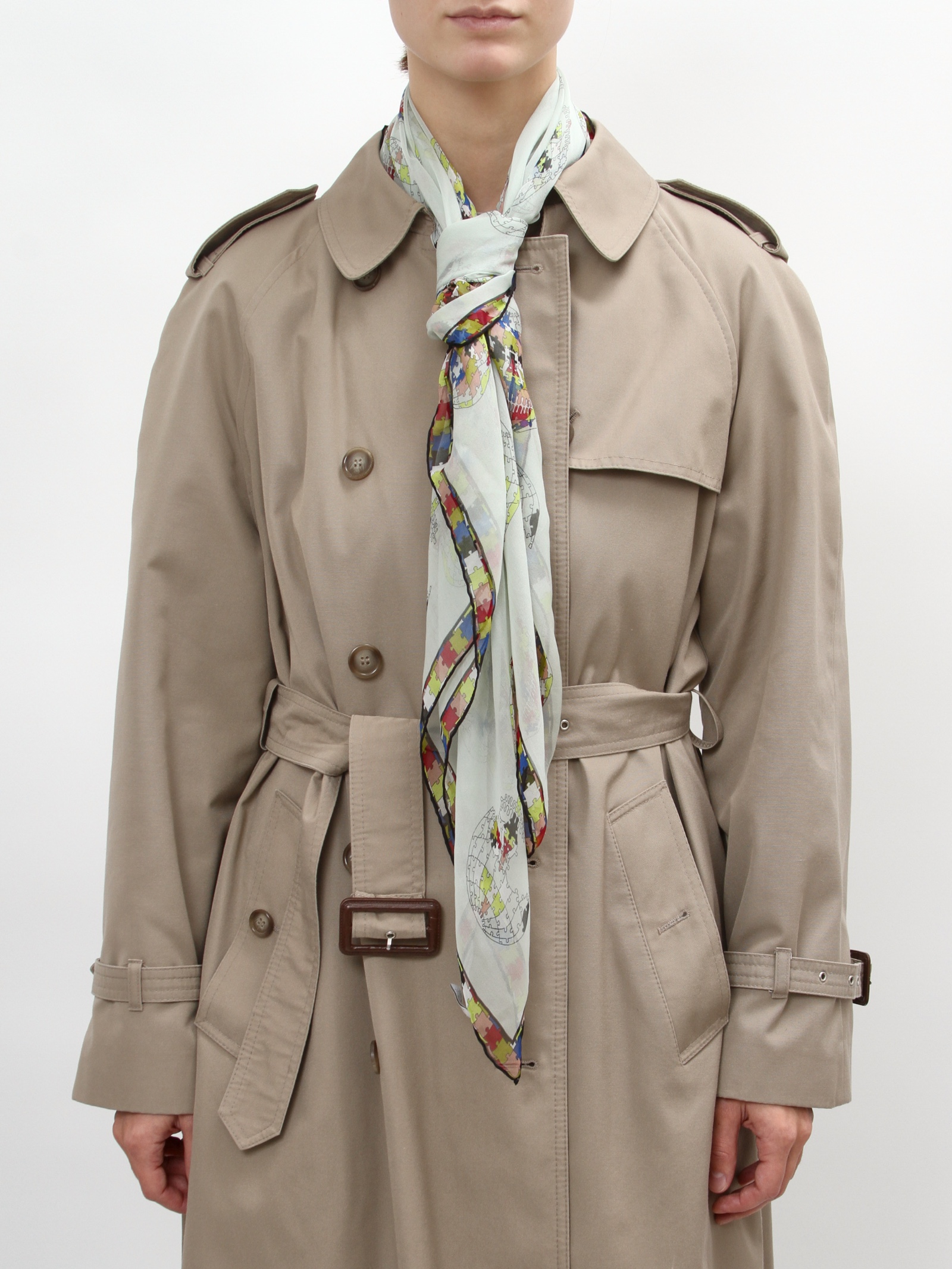 Alexander Mcqueen Silk Scarf 6