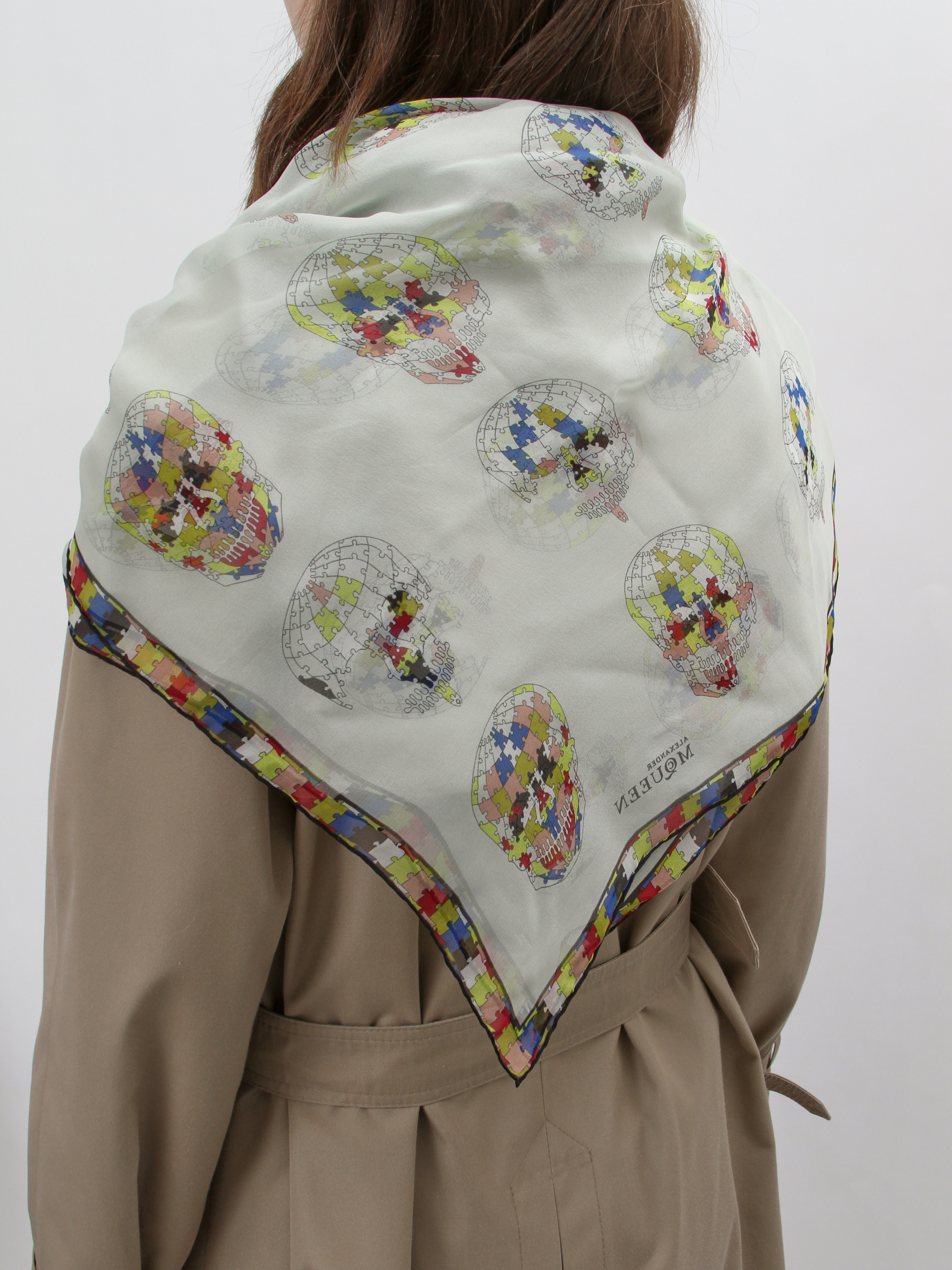 Alexander Mcqueen Silk Scarf 11