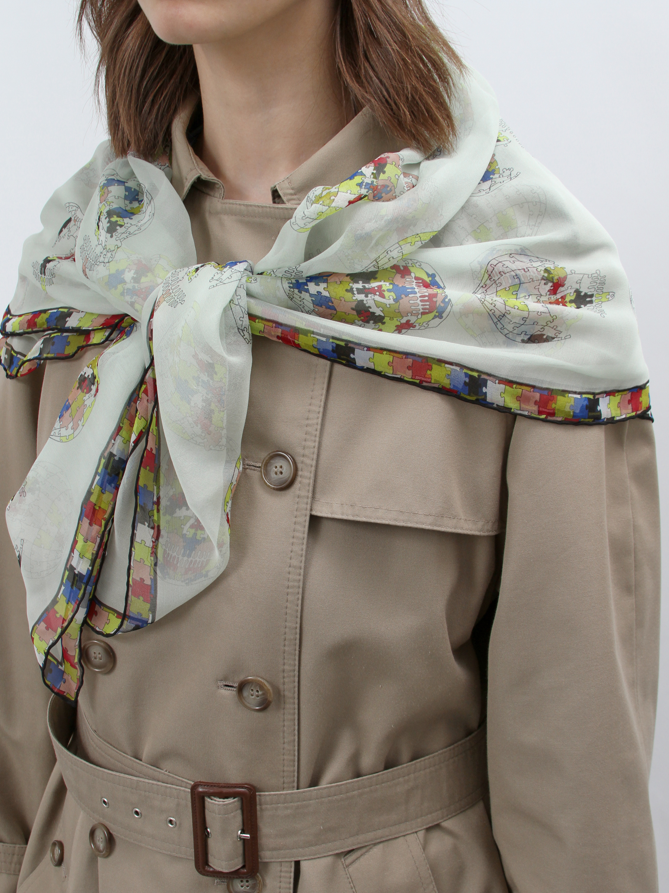 Alexander Mcqueen Silk Scarf 10