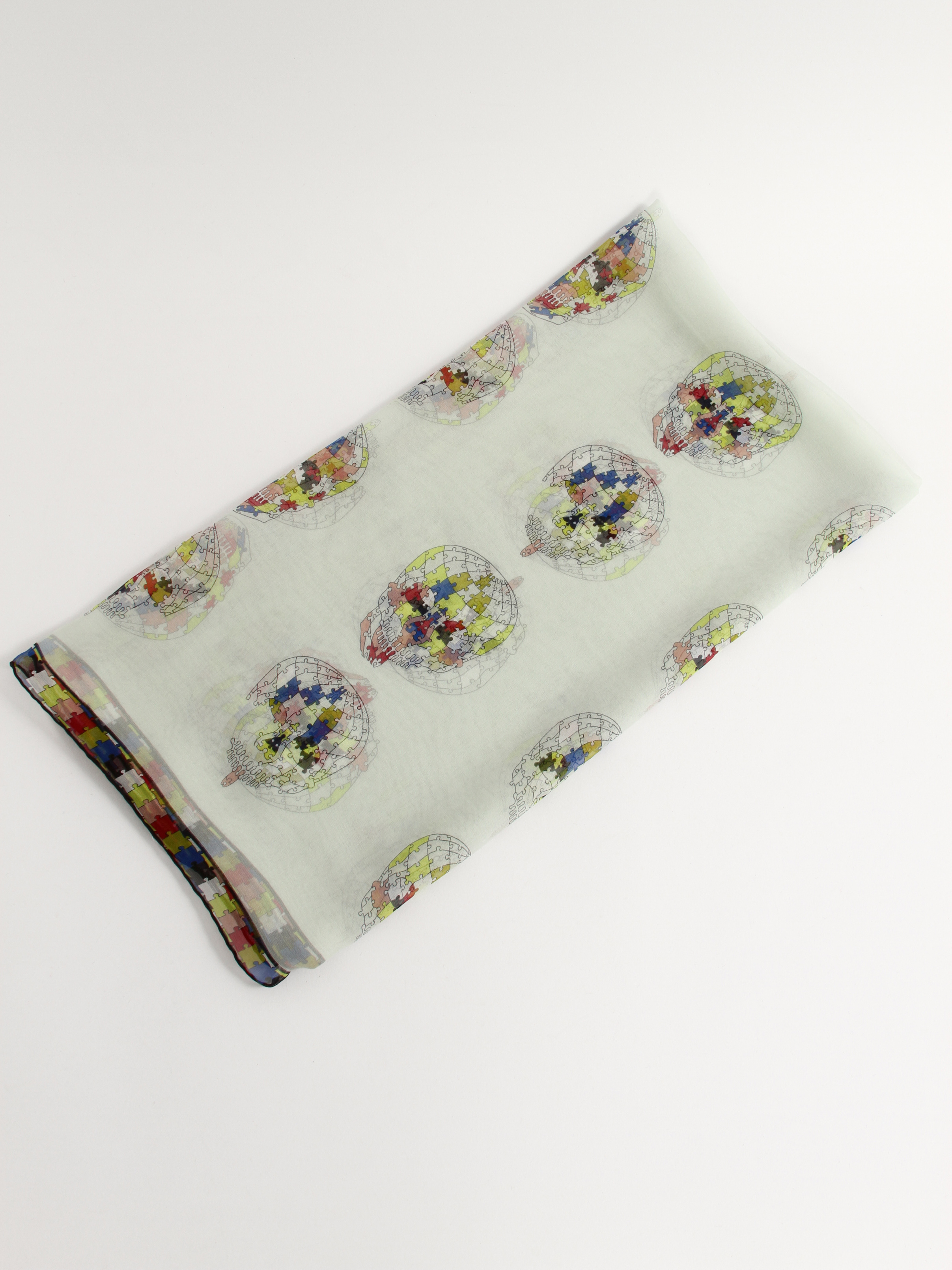 Alexander Mcqueen Silk Scarf 12