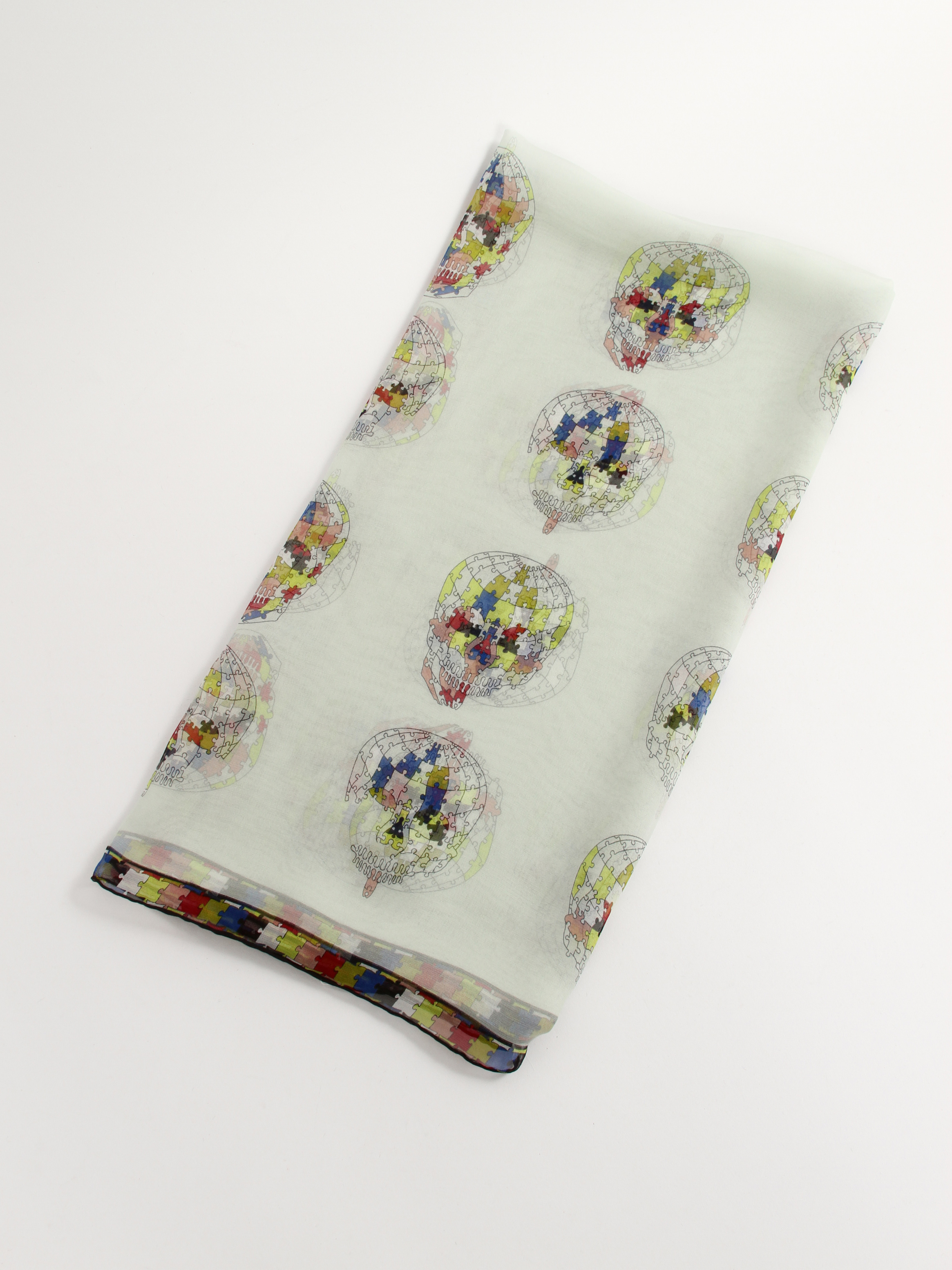 Alexander Mcqueen Silk Scarf 7