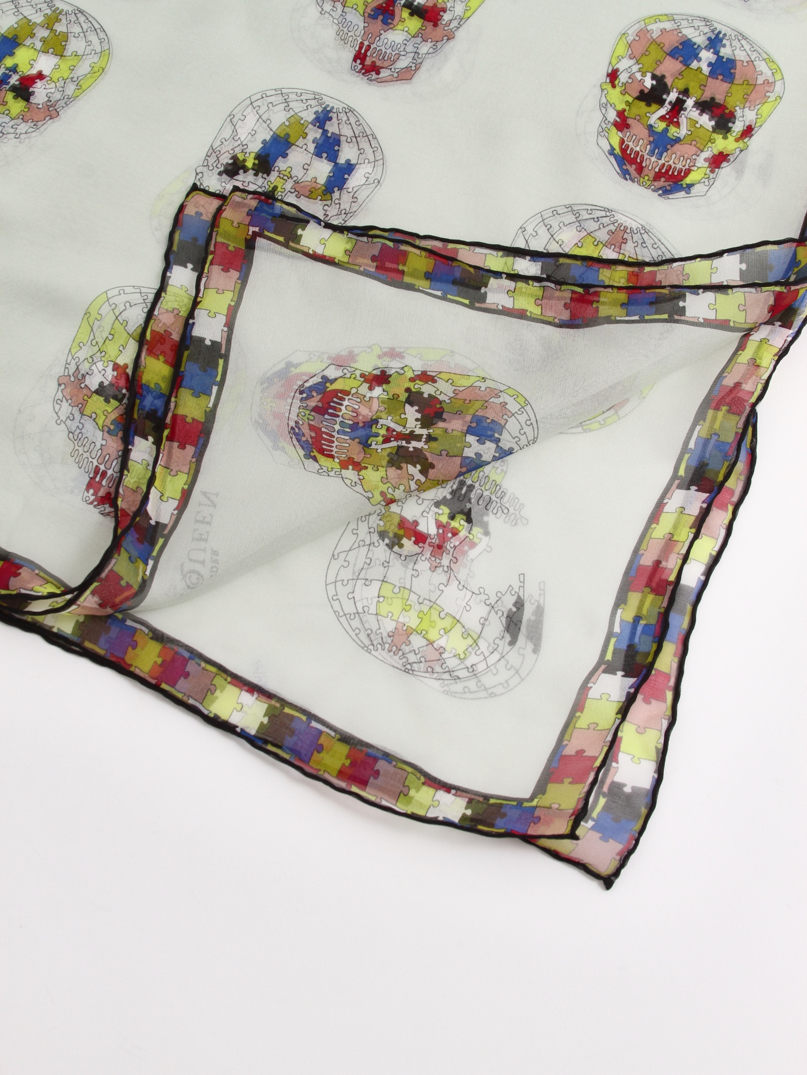 Alexander Mcqueen Silk Scarf 4