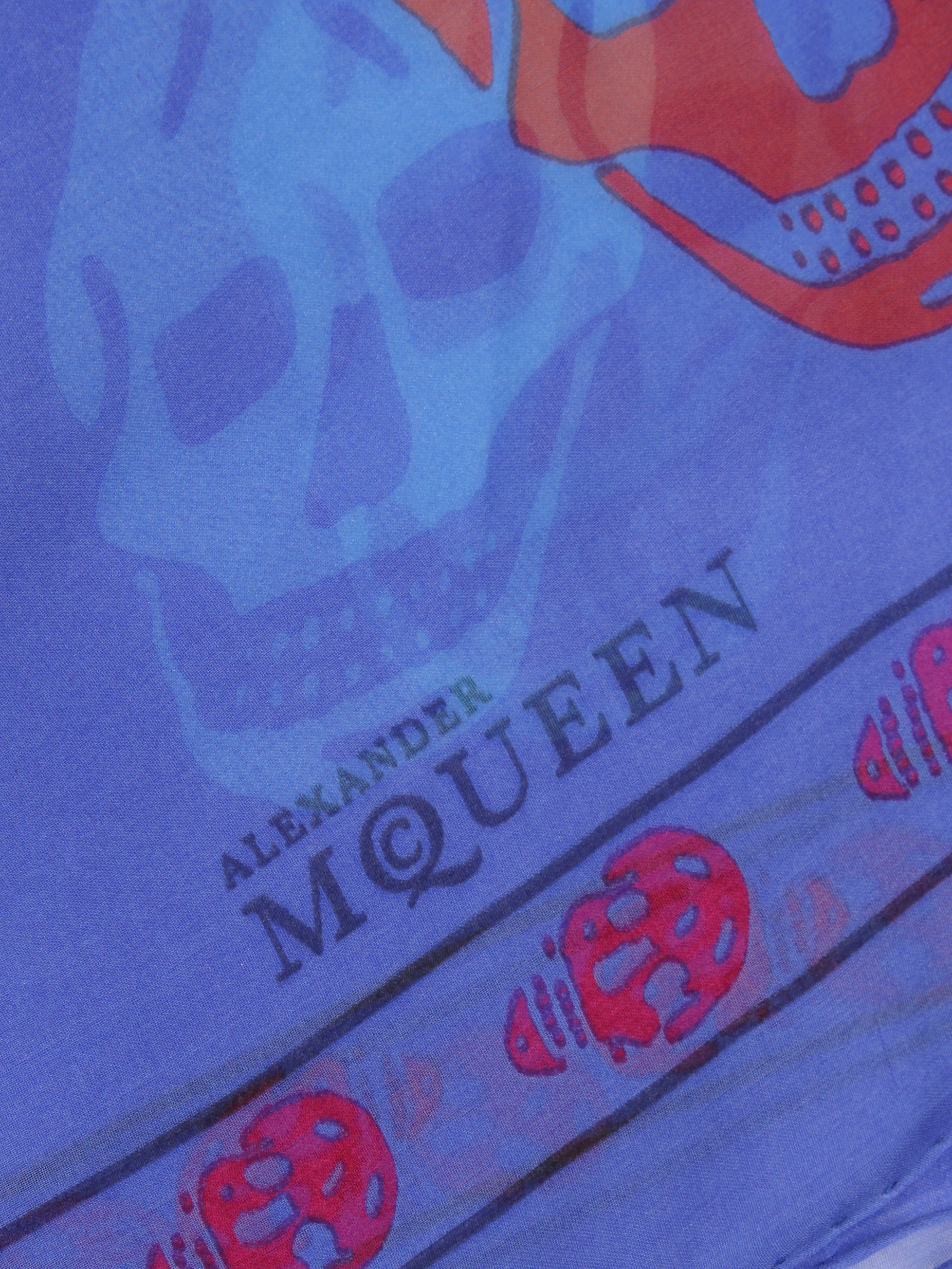 Alexander Mcqueen Silk Scarf 4