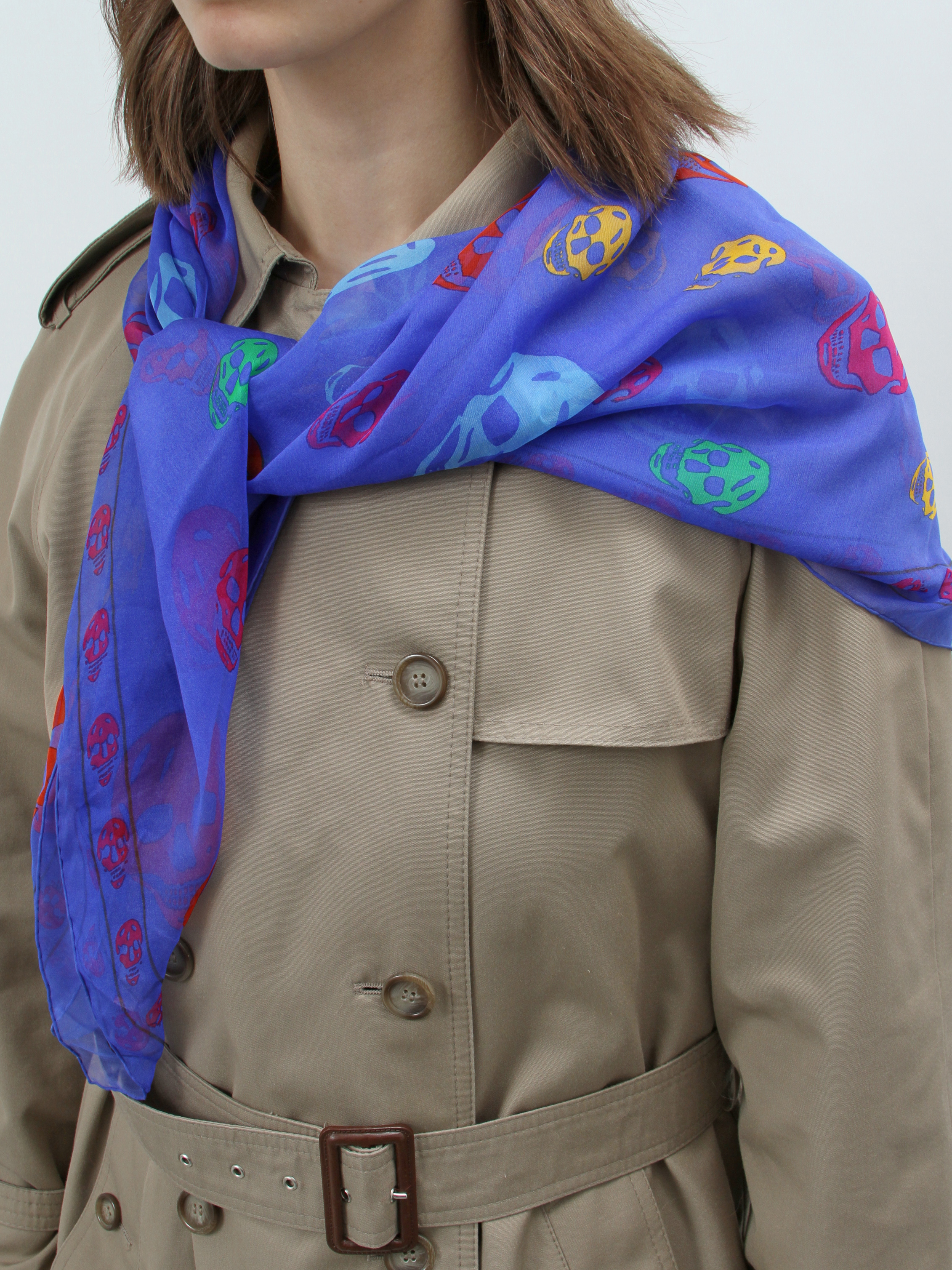 Alexander Mcqueen Silk Scarf 5