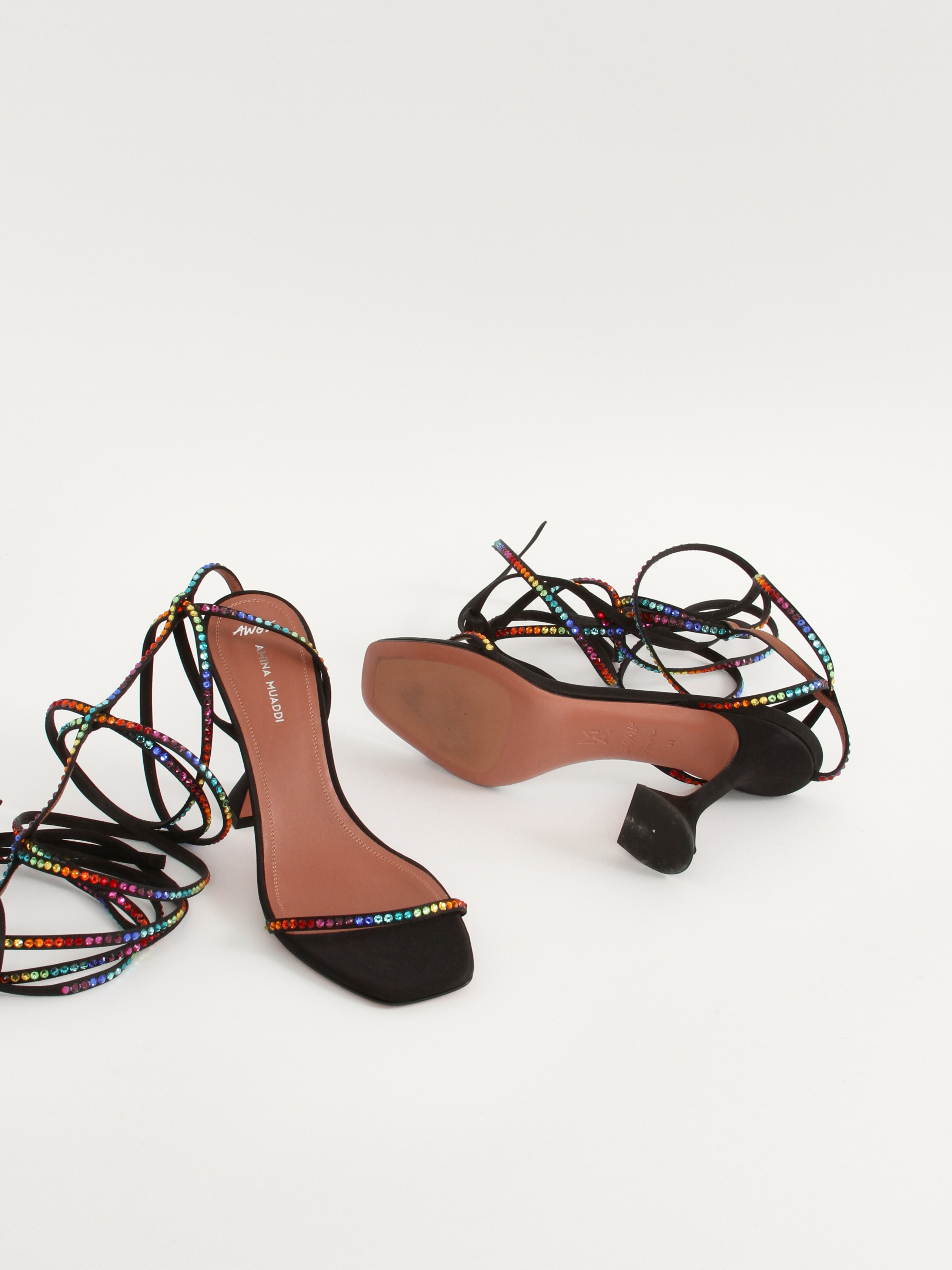 Amina Muaddi Shoes 39 3